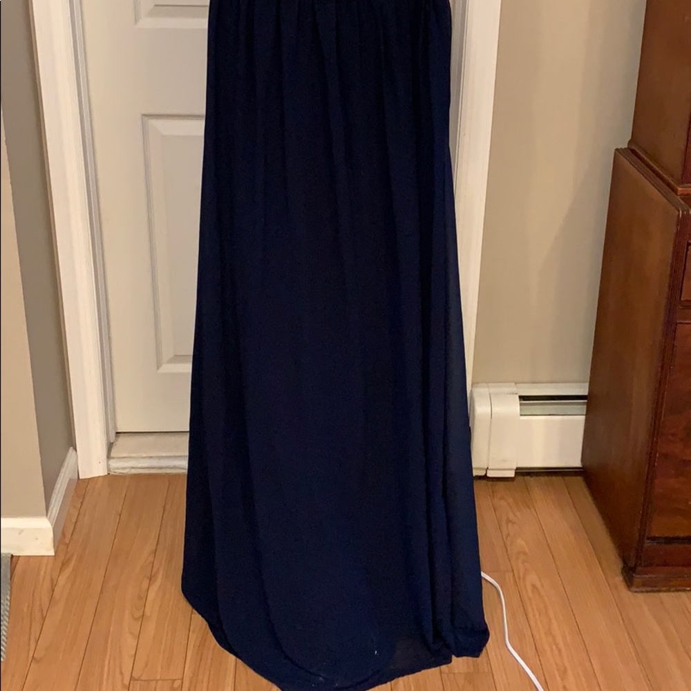 Midnight blue sequin dress - Picture 2 of 3